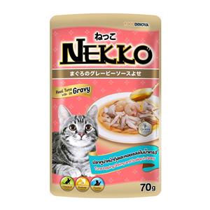 8859160400791 Nekko เพาซ์แมว รสทูน่ากุ้ง เกรวี่ 70ก. NEKKOชมพูเกรวี่-ทูน่ากุ้ง70 g. 70 g. เน็กโกะ,เพาซ์แมว,เพาซ์,เพาช์,pounch,อาหารเปียก,ซอง,แมว,เพา,เพาช์แมว,เพาแมว,เพ้า,เพ้า,แน๊กโกะ,เกรวี่,gravy