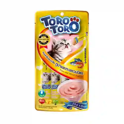 Toro แมวเลีย รสทูน่าทะเลรวม 60ก.