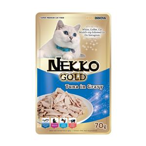 8859160402139 Nekko Gold เพาซ์แมว รสทูน่า เกรวี่ 70ก. NEKKO-Goldน้ำเงิน-ทูน่าเกรวี่70 g. 70 g. เน็กโกะ,โกลด์,แน็กโกะ,เพาซ์แมว,เพาซ์,เพาช์,pounch,อาหารเปียก,ซอง,แมว,เพา,เพาช์แมว,เพาแมว,เพ้า,เพ้า,เกรวี่,gravy,