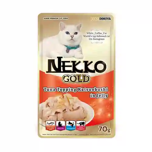 Nekko Gold เพาซ์แมว รสทูน่าคัตทสิโอะ เกรวี่ 70ก.