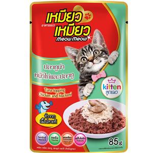 Meow Meow เหมี่ยวๆ เพาซ์ลูกแมว รสทูน่าไก่