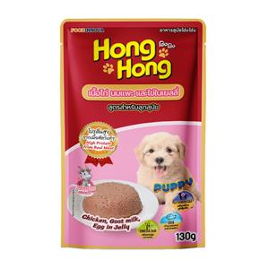 HongHong โฮ่งๆ เพาซ์ลูกสุนัข รสไก่นมแพะเจลลี่