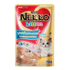 Nekko เพาซ์ลูกแมว รสทูน่าครีมมี่ 70 g.