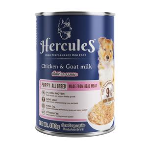 Hercules ลูกสุนัข รสไก่นมแพะ