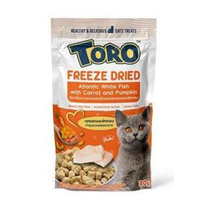 Toro ฟรีสดราย รสปลาเนื้อขาวแครอท และฝักทอง