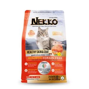 8859160403945 Nekko Holistic  แมวโต รสแซลมอนทูน่า Nekko-Holisส้ม 370g แซลมอนทูน่า 370 g. เน็กโกะ,เลิฟมิกซ์,อาหารเม็ด,เม็ดแมว,อาหารแมว,อาหารเม็ดแมว,โต,adult