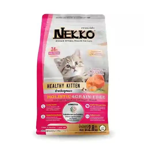 Nekko Holistic  ลูกแมว รสแซลมอน