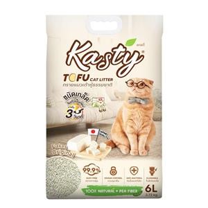 Kasty Tofu ทรายแมว สูตร Original เม็ดFlake