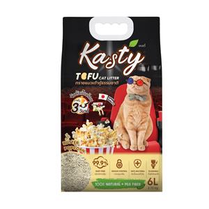 Kasty Tofu ทรายแมว สูตร Popcorn ข้าวโพด