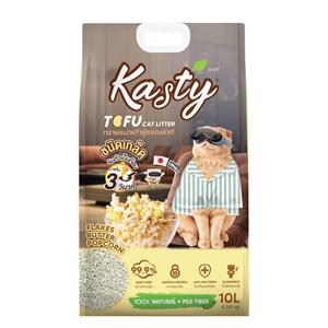 Kasty Tofu ทรายแมว สูตร Popcorn ข้าวโพด เม็ดFlake