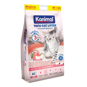 Kanimal Tofu 1.5มม. สูตร Peach พีช