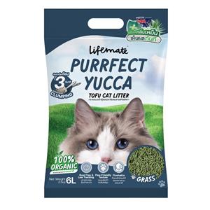 Purrfect Yucca Tofu ทรายแมว กลิ่นGrass หญ้า