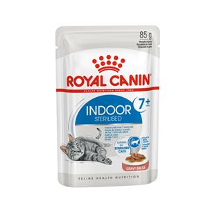Royal Canin เพาซ์แมว สูตร Indoor 7+Gravy