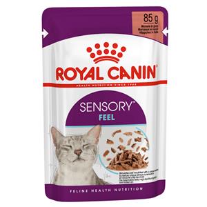 (โหล) 12x85ก. Royal Canin เพาซ์แมว สูตร Sensory Feel Gravy